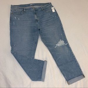 Old Navy Distressed Boyfriend Jeans